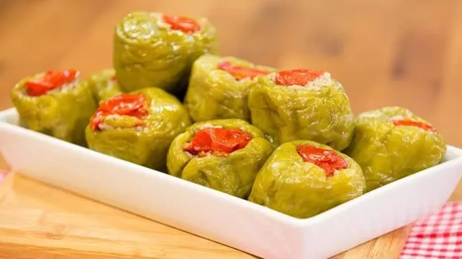 Akdeniz Usulü Biber Dolması Tarifi, Püf Noktası! 8 Adım