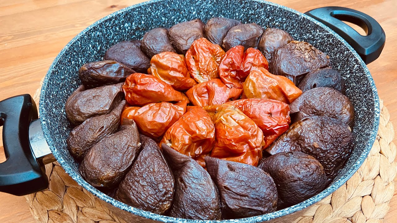 Doğu Usulü Kuru Patlıcan Dolması 