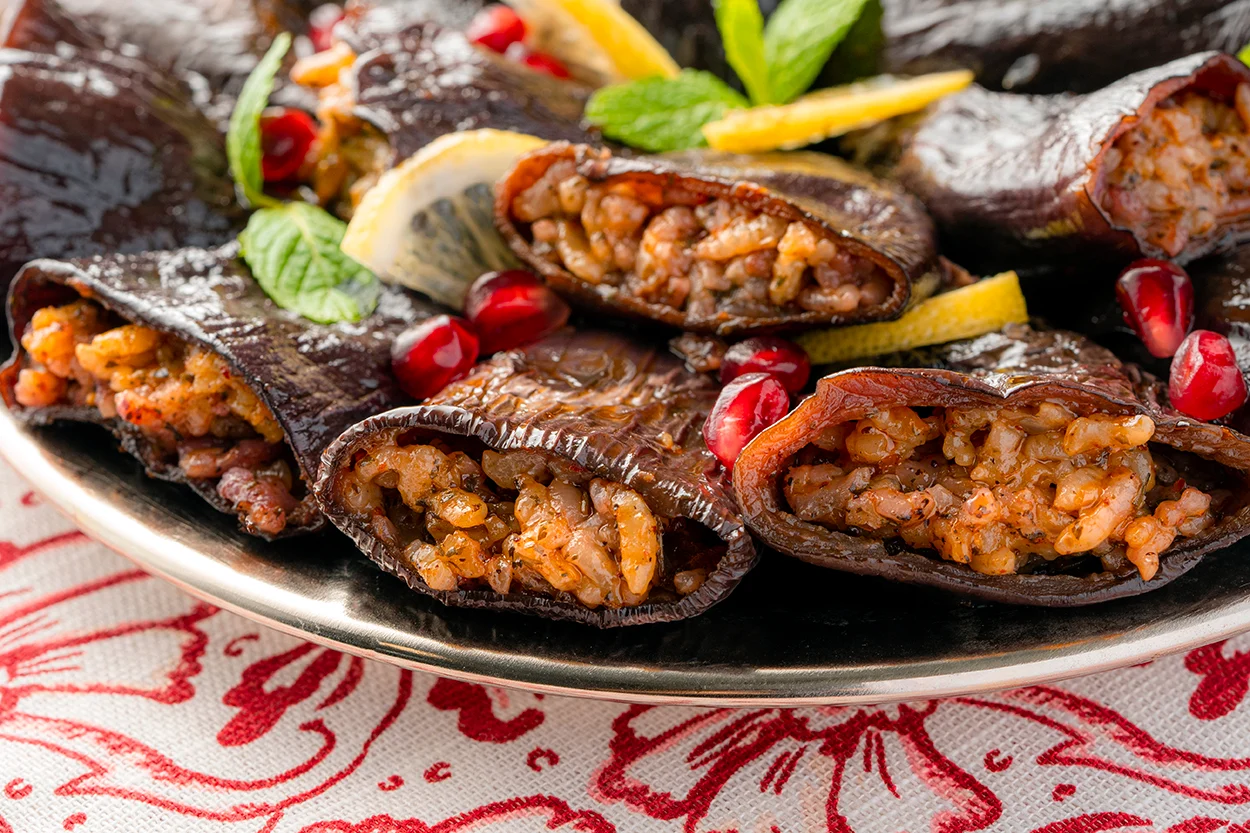 Doğu Usulü Kuru Patlıcan Dolması 