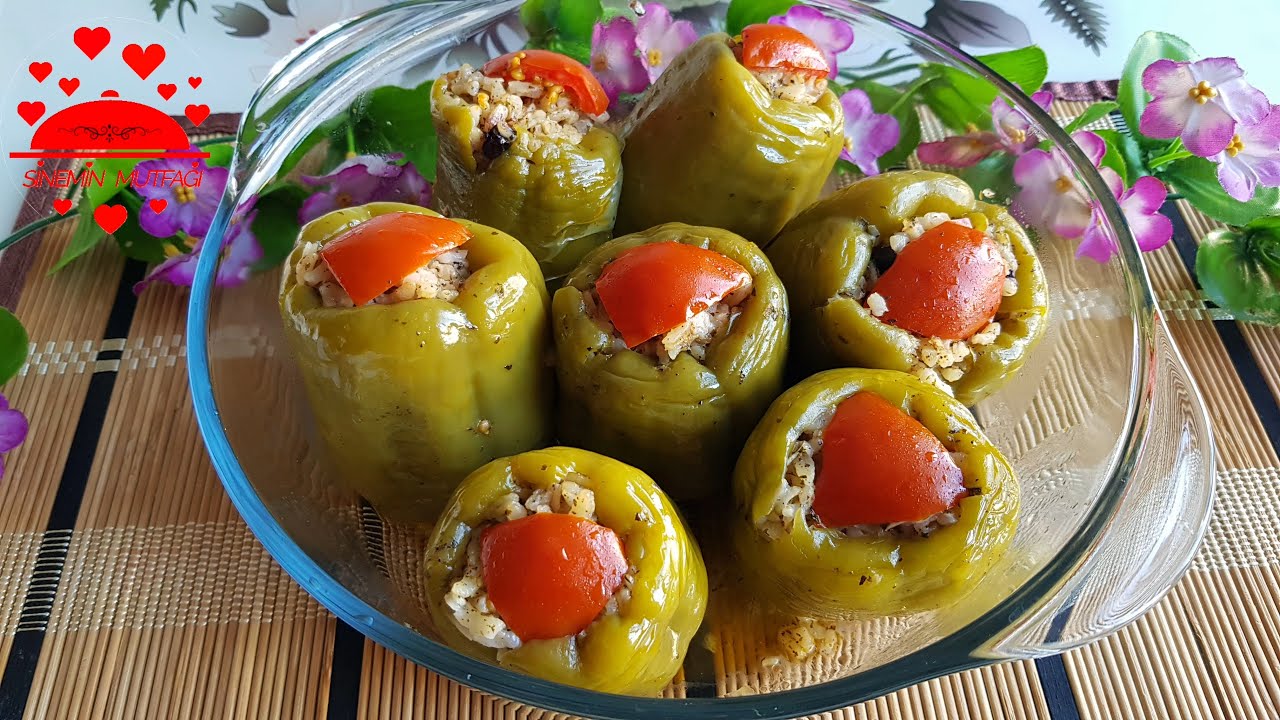 Anne Usulü Zeytinyağlı Biber Dolması